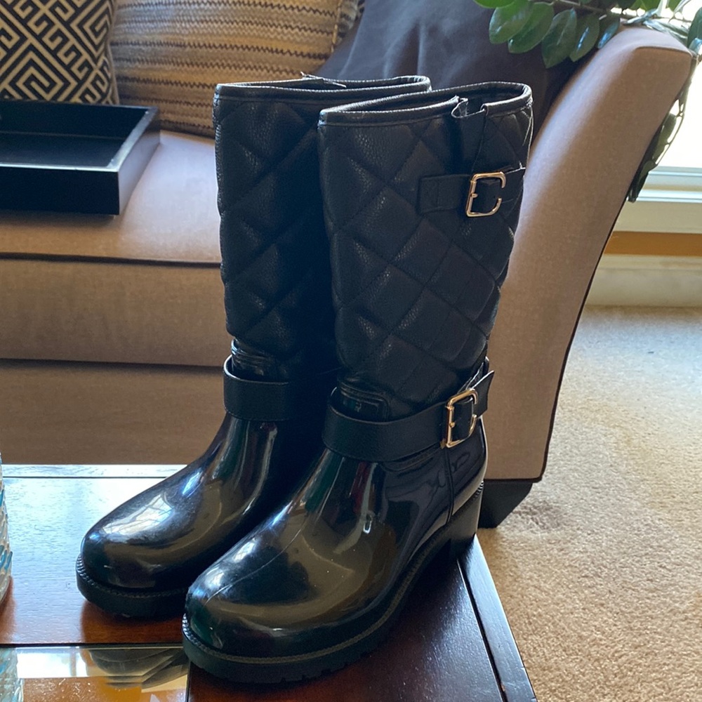 Rain boots by Bare Traps